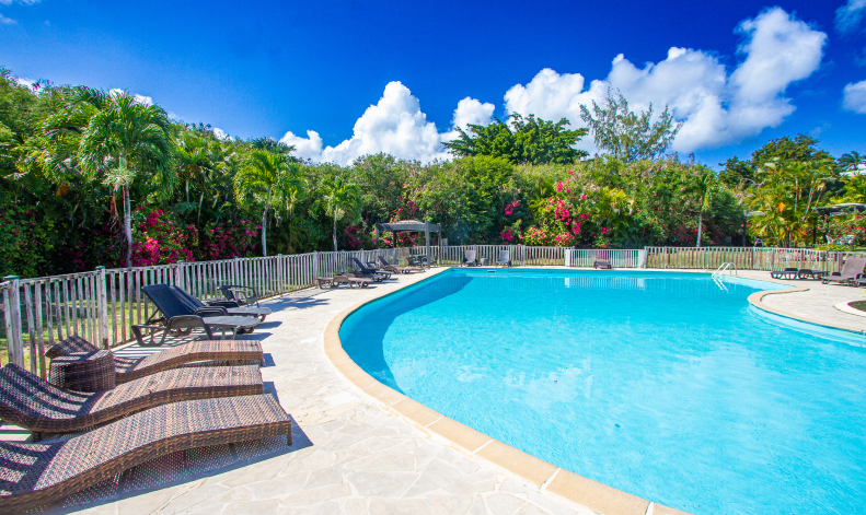 Piscine de la Résidence Le Vallon, Saint-François, Guadeloupe