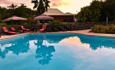 Piscine de la Résidence Le Vallon, Saint-François, Guadeloupe